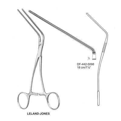 Leland-Jones Atrauma Peripheral Vascular Clamps, 18cm (DF-442-5066) by Dr. Frigz