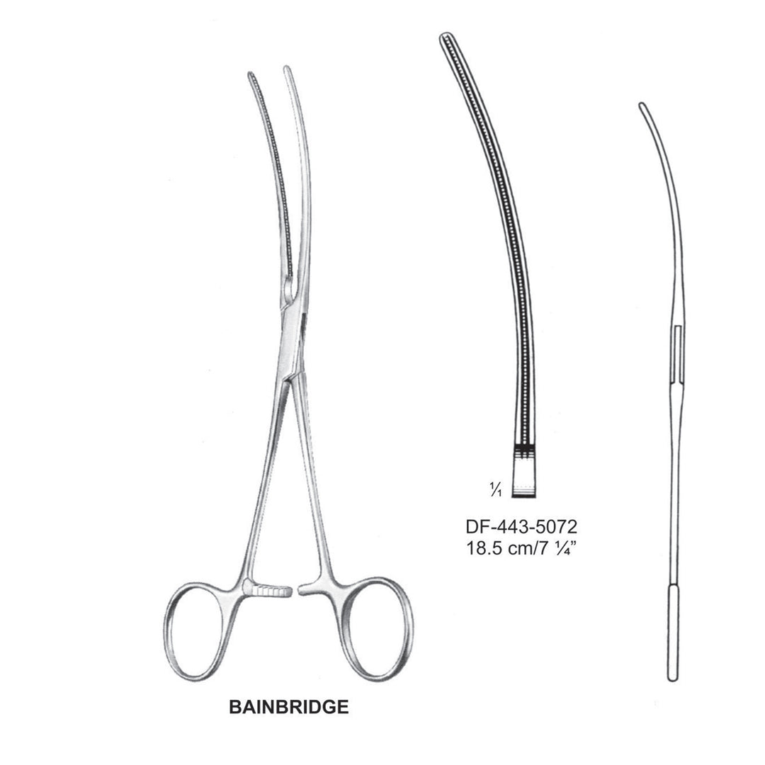 Bainbridge Atrauma Multi Purpose Vascular Clamps, 18.5cm (DF-443-5072) by Dr. Frigz