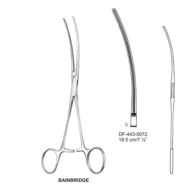 Bainbridge Atrauma Multi Purpose Vascular Clamps, 18.5cm (DF-443-5072)