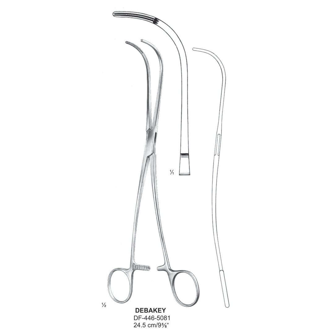 Debakey Atrauma Aortic Clamp, 24.5cm (DF-446-5081) by Dr. Frigz