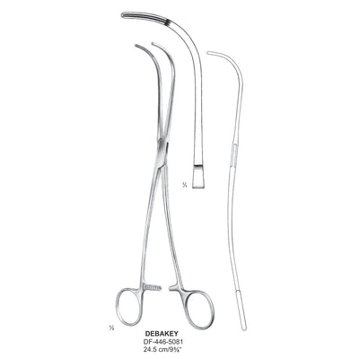 Debakey Atrauma Aortic Clamp, 24.5cm (DF-446-5081)