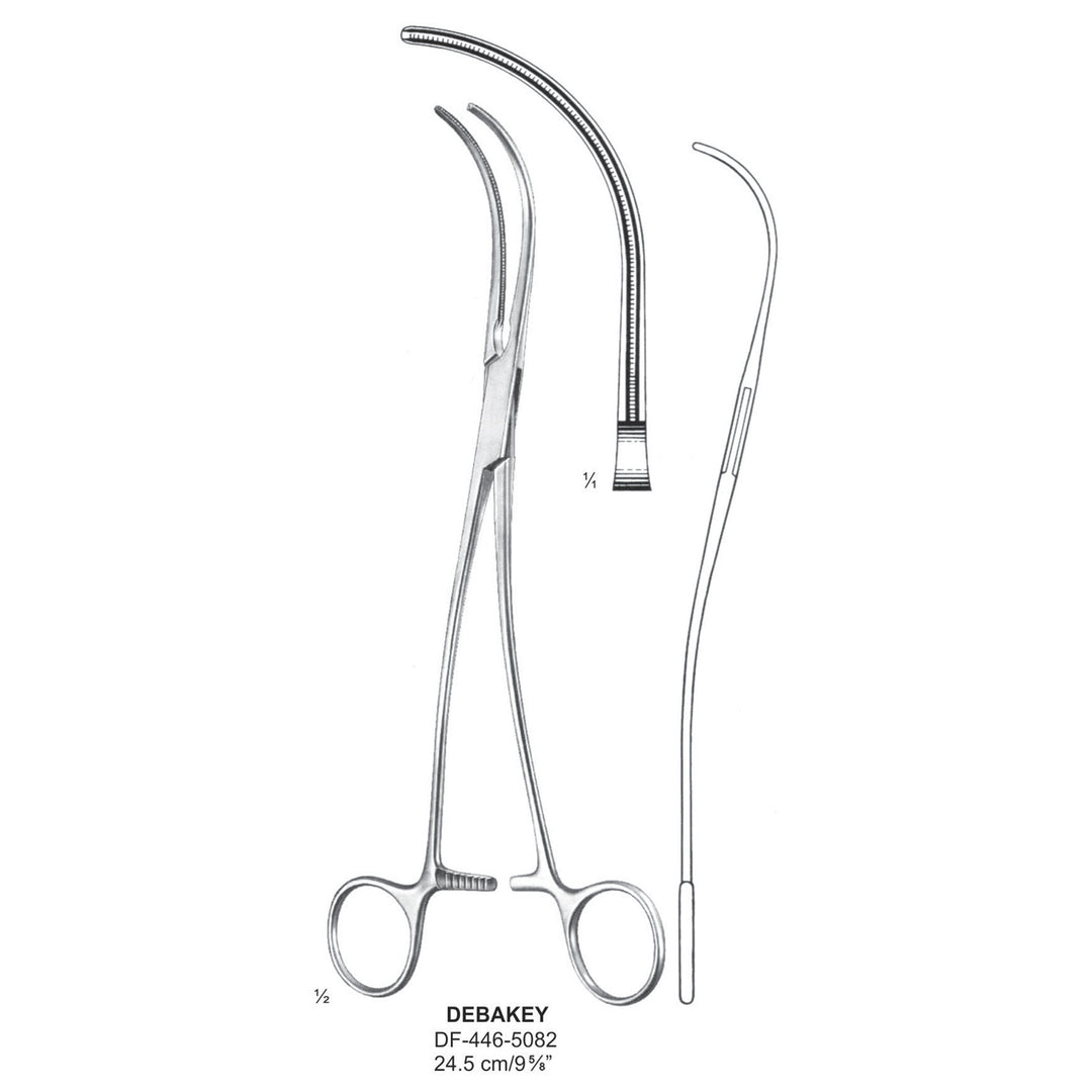 Debakey Atrauma Aortic Clamp, 24.5cm (DF-446-5082) by Dr. Frigz