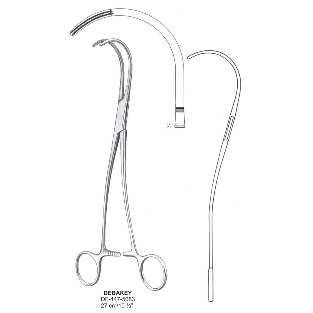 Debakey Atrauma Aortic Clamp, 27cm (DF-447-5083) by Dr. Frigz