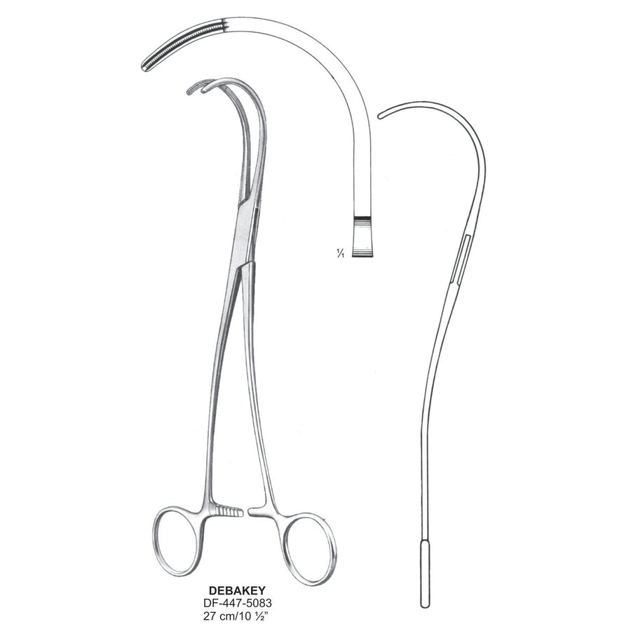 Debakey Atrauma Aortic Clamp, 27cm (DF-447-5083) by Dr. Frigz