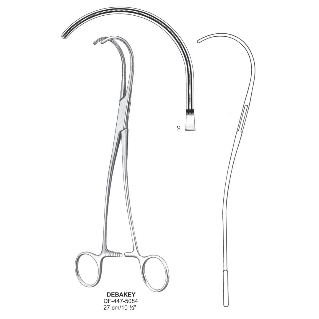 Debakey Atrauma Aortic Clamp, 27cm (DF-447-5084) by Dr. Frigz