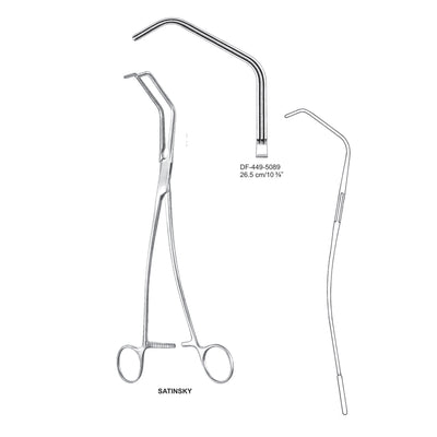 Satinsky Atrauma Tangential Occlusion Clapms, 26.5cm (DF-449-5089)