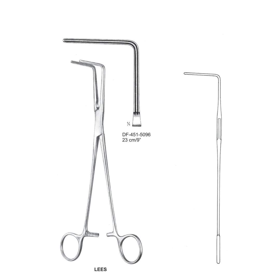 Lees Bronchus Atrauma  Clamps 23cm (DF-451-5096) by Dr. Frigz