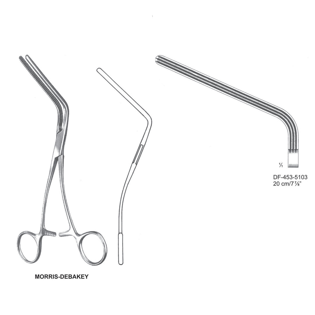 Morris-Debakey Atrauma Aortic Clamps, 20cm (DF-453-5103) by Dr. Frigz