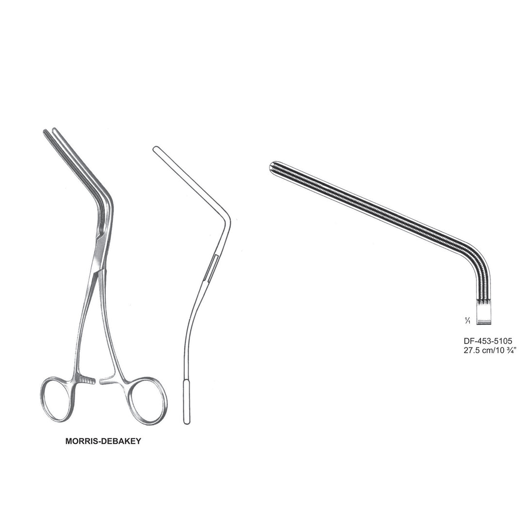 Morris-Debakey Atrauma Aortic Clamps, 27.5cm (DF-453-5105) by Dr. Frigz