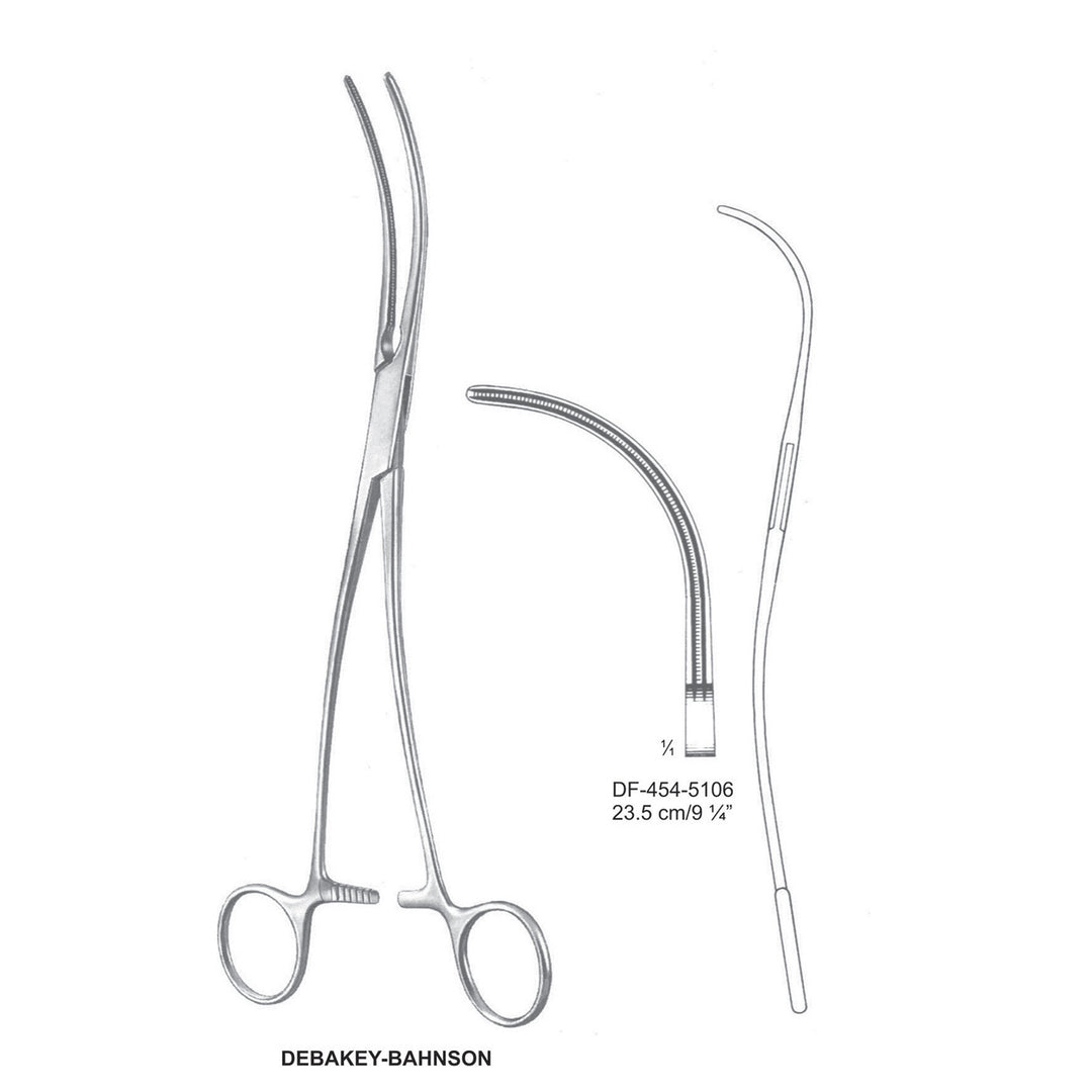 Debakey-Bahnson Atrauma Aneurysm Clamps, 23.5 (DF-454-5106) by Dr. Frigz