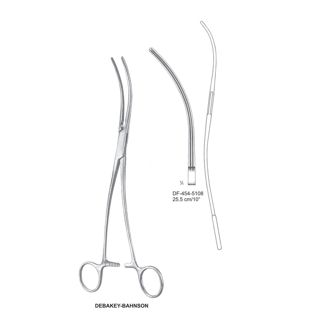 Debakey-Bahnson Atrauma Aneurysm Clamps, 25.5cm (DF-454-5108) by Dr. Frigz