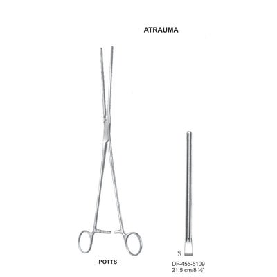 Potts Atrauma Multi Purpose Vascular Clamps 21.5cm (DF-455-5109)