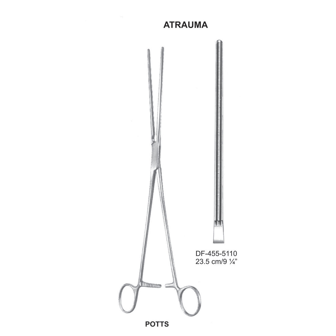 Potts Atrauma Multi Purpose Vascular Clamps, 23.5cm (DF-455-5110) by Dr. Frigz