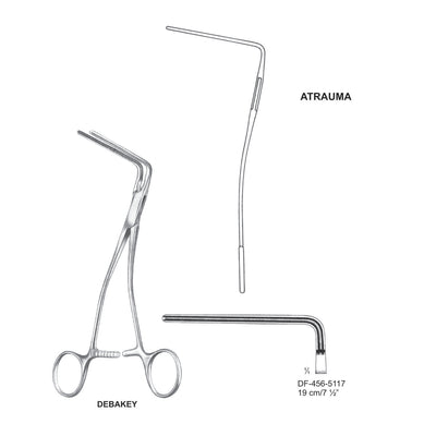 Debakey Atrauma Multi Purpose Vascular Clamps 19cm (DF-456-5117)