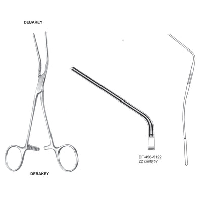 Debakey Atrauma Multi Purpose Vascular Clamps, 22cm (DF-456-5122)