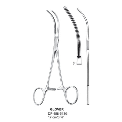 Glover Atrauma Multi Purpose Vascular Clamp, 17cm (DF-458-5130)