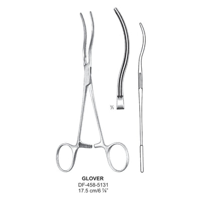Glover Atrauma Multi Purpose Vascular Clamp 17.5cm (DF-458-5131)