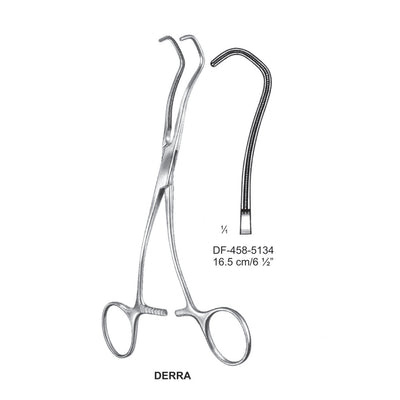 Derra Atrauma Multi Purpose Vascular Clamp 16.5cm (DF-458-5134)