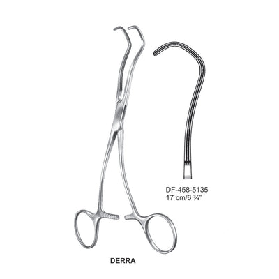 Derra Atrauma Multi Purpose Vascular Clamp 17cm (DF-458-5135)