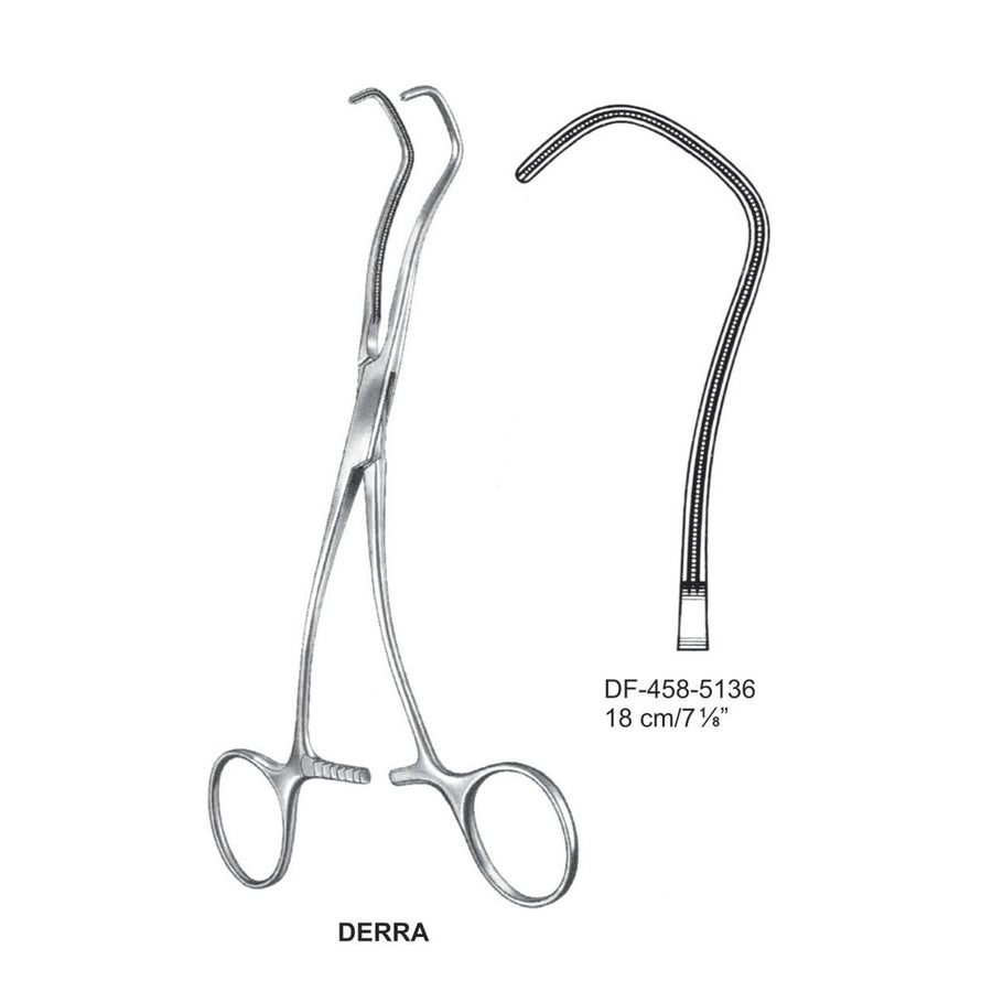 Derra Atrauma Multi Purpose Vascular Clamp 18cm (DF-458-5136) by Dr. Frigz