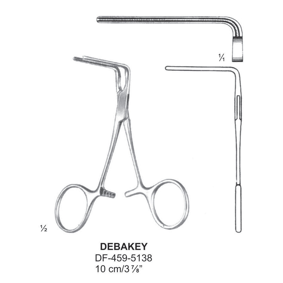 Devakey Atrauma Pediatric Vescular Clamps 10cm (DF-459-5138) by Dr. Frigz