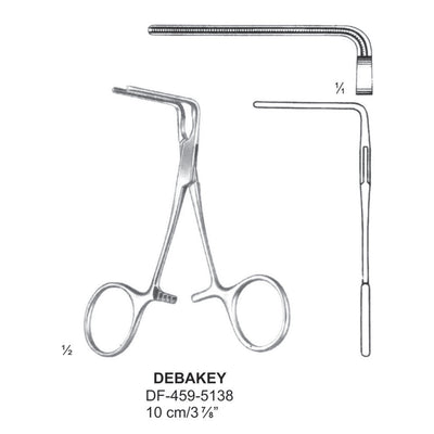 Devakey Atrauma Pediatric Vescular Clamps 10cm (DF-459-5138) by Dr. Frigz