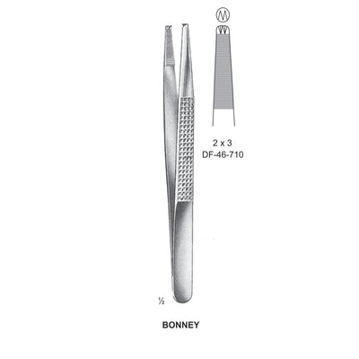 Boney Tissue Forceps, Straight, 2:3 Teeth, 18cm (DF-46-710)