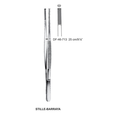 Stille-Barraya Tissue Forceps, 25cm (DF-46-713)