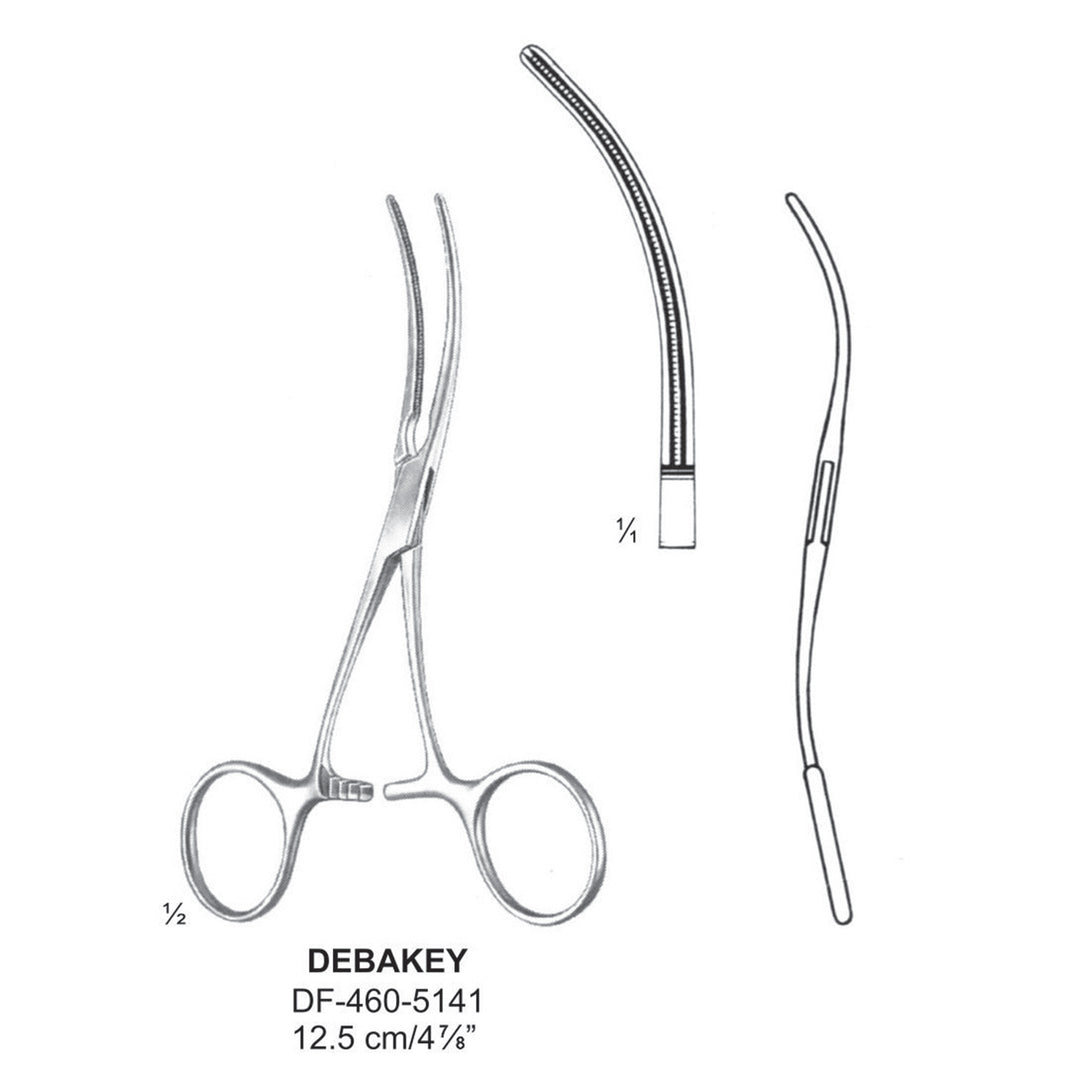 Devakey Atrauma Pediatric Vescular Clamps 12.5cm (DF-460-5141) by Dr. Frigz