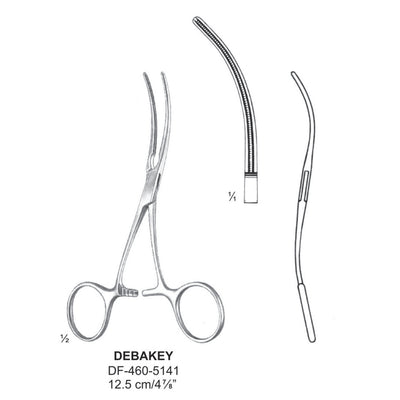 Devakey Atrauma Pediatric Vescular Clamps 12.5cm (DF-460-5141)