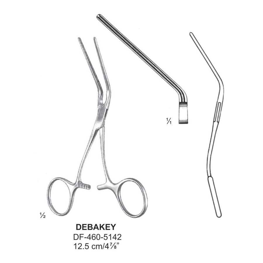 Devakey Atrauma Pediatric Vescular Clamps 12.5cm (DF-460-5142) by Dr. Frigz