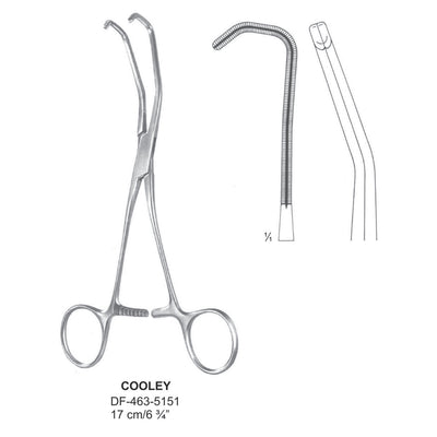 Cooley Atrauma Multi Purpose Vascular Clamps, 17cm (DF-463-5151)