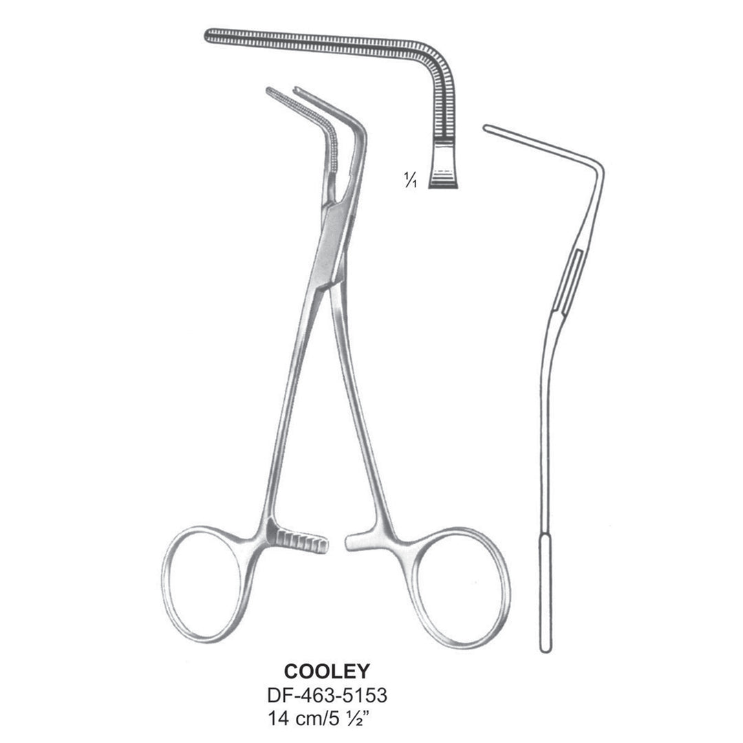 Cooley Atrauma Multi Purpose Vascular Clamps, 14cm (DF-463-5153) by Dr. Frigz