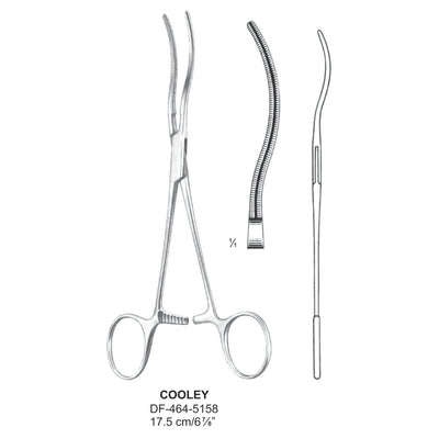 Cooley Atrauma Multi Purpose Vascular Clamps, 17.5cm (DF-464-5158)