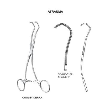 Cooley-Derra Atrauma Anatomosis Clamps 17cm (DF-465-5162)
