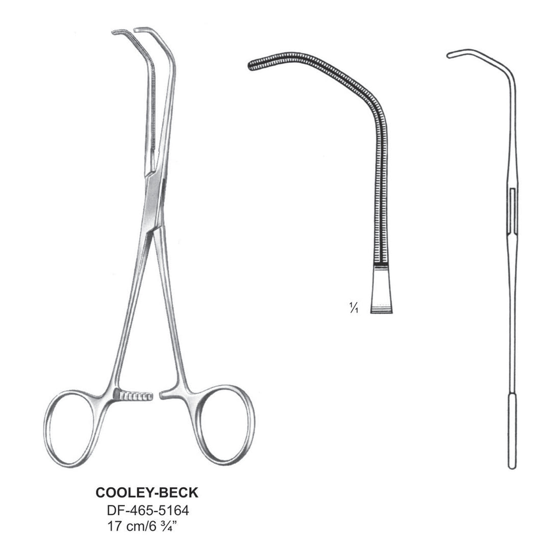 Cooley-Derra Atrauma Anatomosis Clamps 17cm (DF-465-5164) by Dr. Frigz