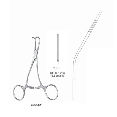 Cooley Atrauma Pediatric Vascular Clamps 13.5cm (DF-467-5168)