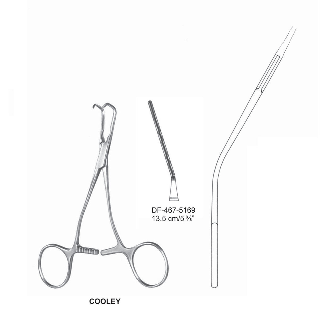 Cooley Atrauma Pediatric Vascular Clamps 13.5cm (DF-467-5169) by Dr. Frigz