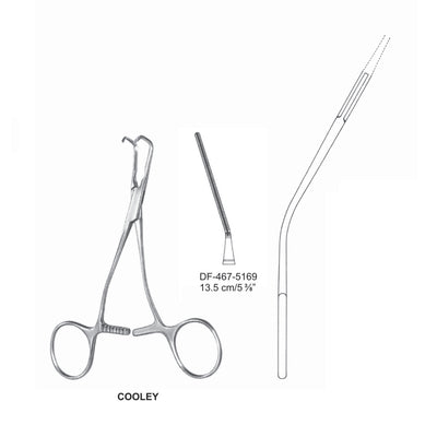 Cooley Atrauma Pediatric Vascular Clamps 13.5cm (DF-467-5169)