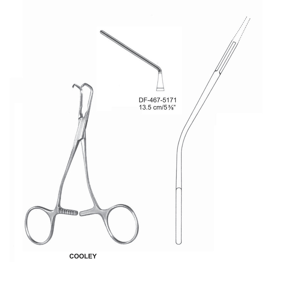 Cooley Atrauma Pediatric Vascular Clamps 13.5cm (DF-467-5171) by Dr. Frigz