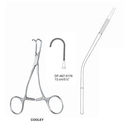 Cooley Atrauma Pediatric Vascular Clamps 13cm (DF-467-5176)