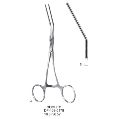 Cooley Atrauma Pediatric Vascular Clamps 16cm (DF-468-5178) by Dr. Frigz