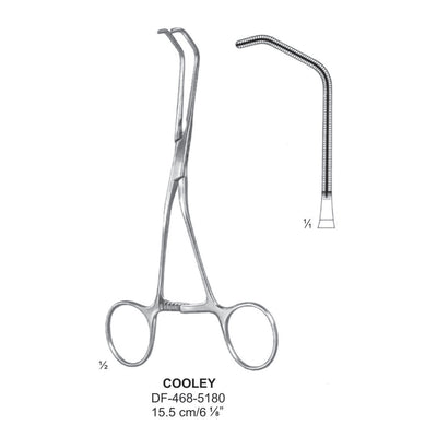 Cooley Atrauma Pediatric Vascular Clamps 15.5cm (DF-468-5180)