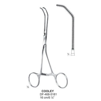 Cooley Atrauma Pediatric Vascular Clamps 16cm (DF-468-5181)