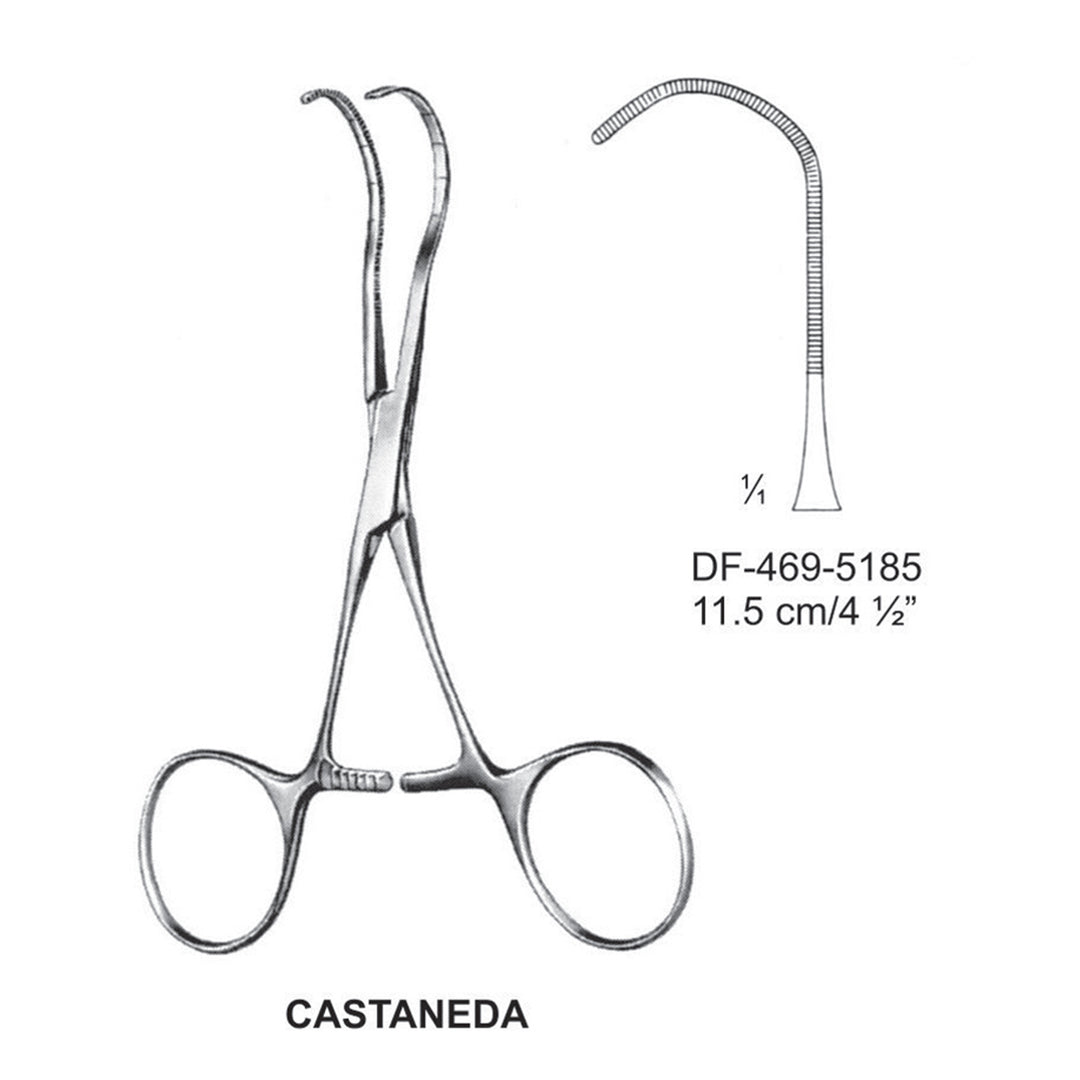 Castaneda Atrauma Neonatal Vascular Clamps, 11.5cm (DF-469-5185) by Dr. Frigz