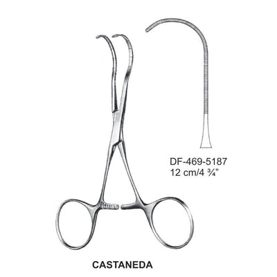 Castaneda Atrauma Pediatric Vascular Clamps 12cm (DF-469-5187) by Dr. Frigz