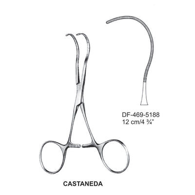 Castaneda Atrauma Neonatal Vascular Clamps , 12cm (DF-469-5188) by Dr. Frigz