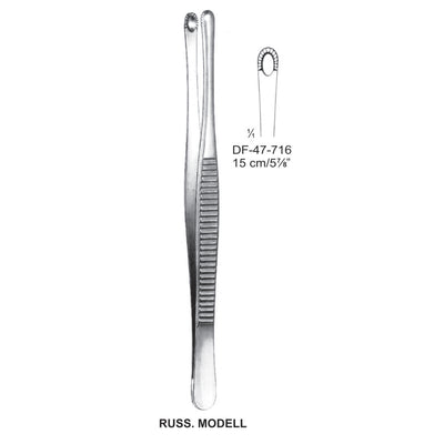 Russ. Modell Tissue Forceps, 15cm (DF-47-716)