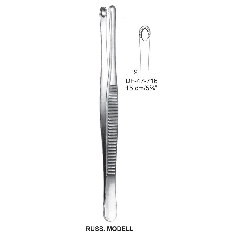 Russ. Modell Tissue Forceps, 15cm (DF-47-716) by Dr. Frigz