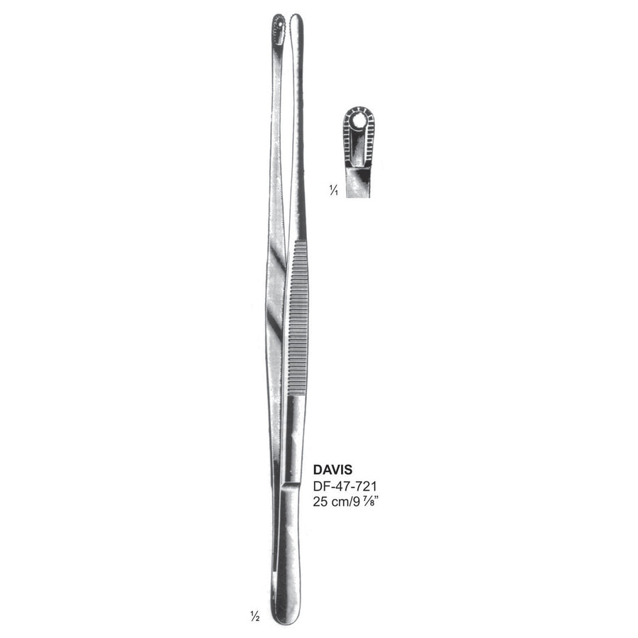 Nelson Tissue Forceps, 25cm (DF-47-721) by Dr. Frigz